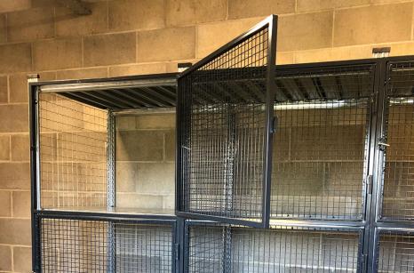 Close-up of lockable door